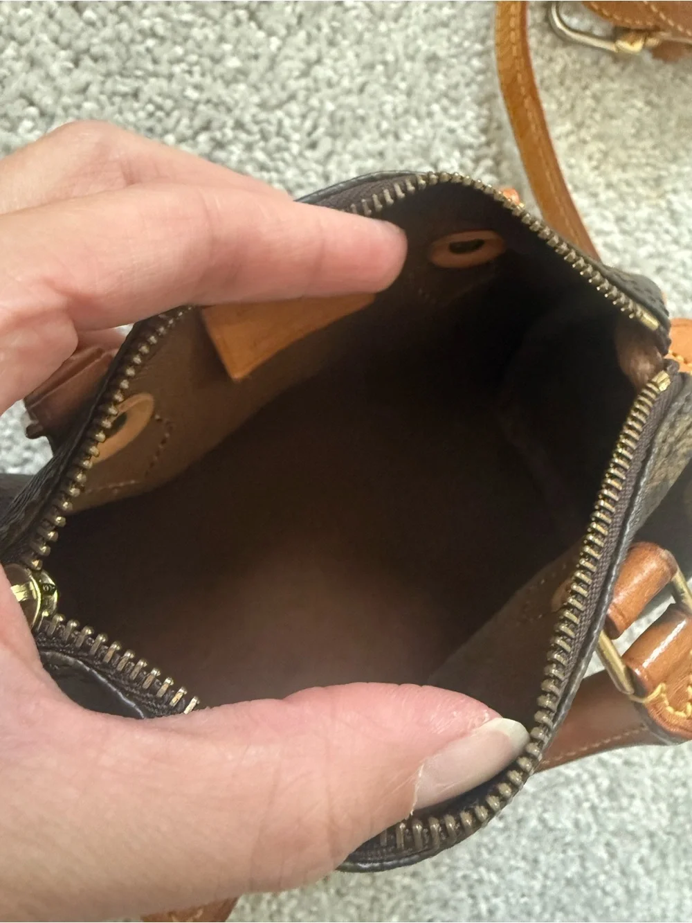 Louis Vuitton Vintage Mini Speedy with strap